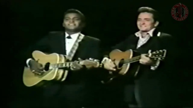 Johnny Cash e Charley Pride - I Can't Help It , Your Cheating Heart and Kaw